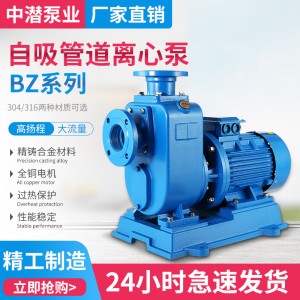 BZ ZX直联式自吸泵 卧式离心泵 管道增压泵 陆地自吸抽水机