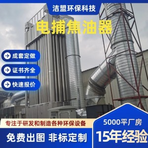 电捕焦油器高压湿式静电除尘装置 工业黑烟废气除尘环保设备厂家