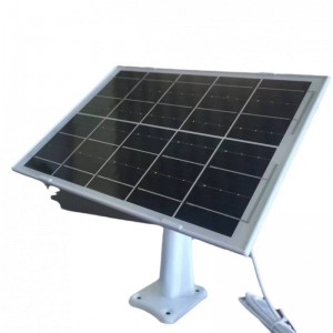 太阳能低功耗监控板6w5v单晶发电板2米Type-C线户外防雨电源