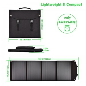 10w 以上单晶太阳能DC USB折叠充电包Sunpower PET 折叠太阳能板