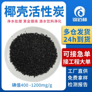 椰壳活性炭纯水过滤芯净化水处理高碘值800颗粒炭活性炭厂家批发