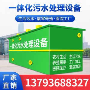乡镇养老院医疗污水处理设备 5吨20吨地埋式一体化污水处理设备