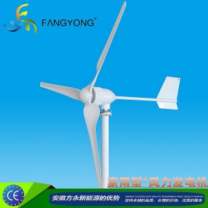 安徽厂家风力发电机FD1000W48v220v草原型家用养殖提水监控基站