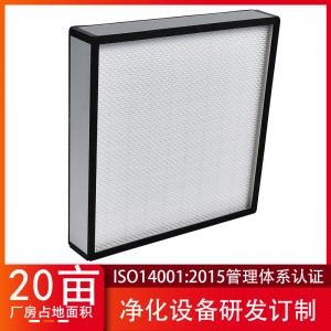 耐高温有隔板高效过滤器|厂家供应H13耐高温250℃空气过滤器