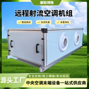 定制立式风柜新风远程组合式射流机组空调新风机组吊顶式射流机组