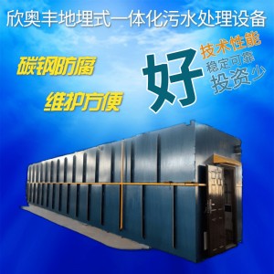 一体化污水处理设备生活食品厨余垃圾处理设备中型污水机械处理器