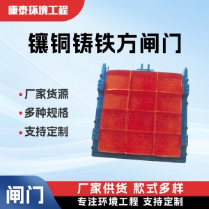 供应闸门铸铁镶铜闸门圆形不锈钢平板闸阀单向止水平板方形闸门