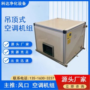 吊顶式空调机组生产厂家 机房工厂用双向流新风换气机组
