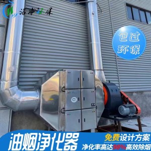 工业油烟净化器高效静电除烟设备不锈钢耐腐蚀废气净化