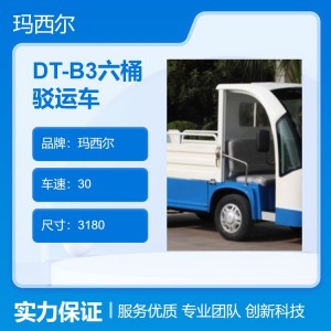 DT-B3六桶驳运车 物业小区街道乡村垃圾转运车 挂桶式垃圾清运车