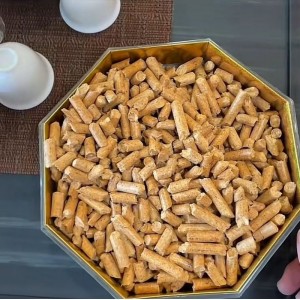 生物颗粒燃烧颗樟子松锅炉燃料可加工定制热值质能源生物质颗粒