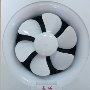 长城牌百叶窗换气扇带网带欧规插头风机换气扇工业排风扇排气扇